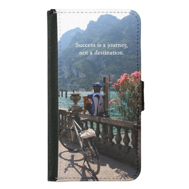 Success is a Journey Samsung Galaxy Wallet Case (Front)
