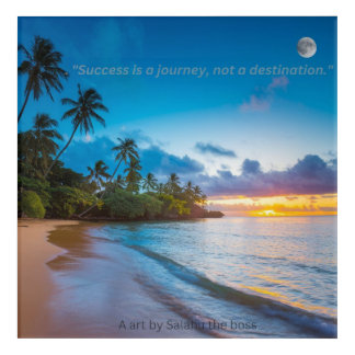 Success is a Journey, The Journey to Success Acrylic Print