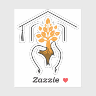 Success is embodied in one powerful slogan sticker