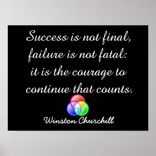 Success is not final _ Poster art