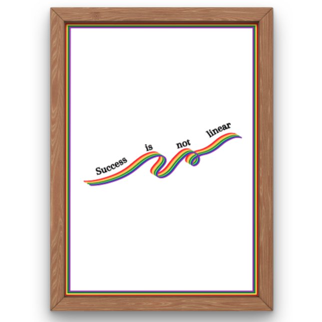 Success is not linear poster (Creator Uploaded)