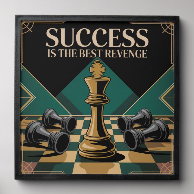 Success Is The Best Revenge Peel And Stick Photo Tile (Front Set)