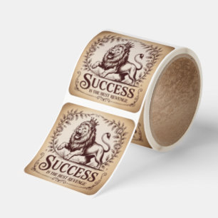 Success Is The Best Revenge Square Sticker