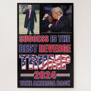 Success is the Best Revenge Trump 2024 Jigsaw Puzzle