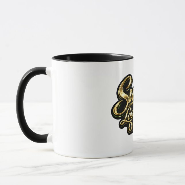 Success Looks Good On Me Gold Gift Mug (Left)