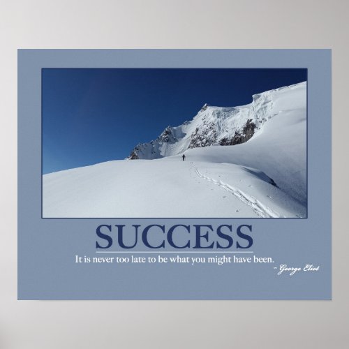 SUCCESS  Motivation Quote Poster