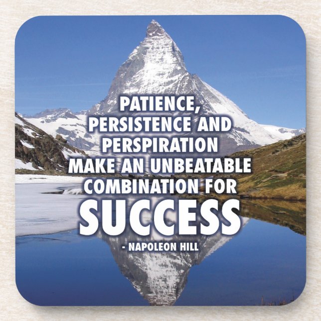 SUCCESS - Motivational Beverage Coaster (Front)