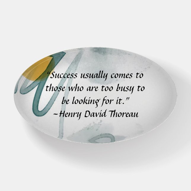 Success Motivational Paperweight (Front)