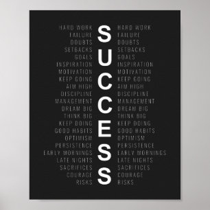 Success Motivational Quote Poster