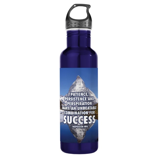 SUCCESS - Motivational Stainless Steel Water Bottle (Front)