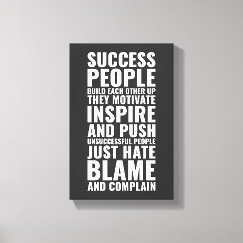 Success People  Motivational Quote Wall Art