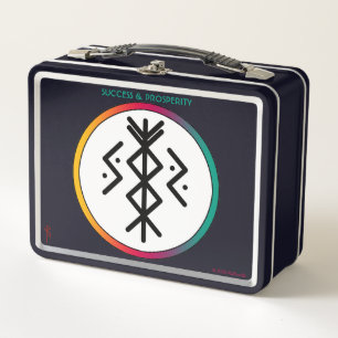 Success & Prosperity Bindrune #RuneKids Metal Lunch Box