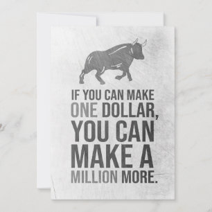 Success Quote You Can Make A Million Save The Date