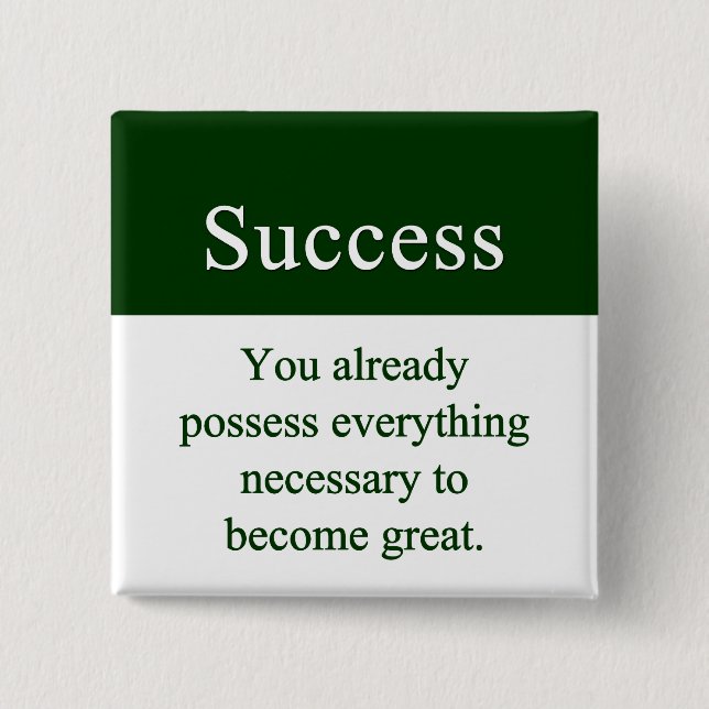 Success starts from within button (Front)