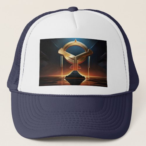 Success Symbol Art Ambitious Creations Trucker Hat