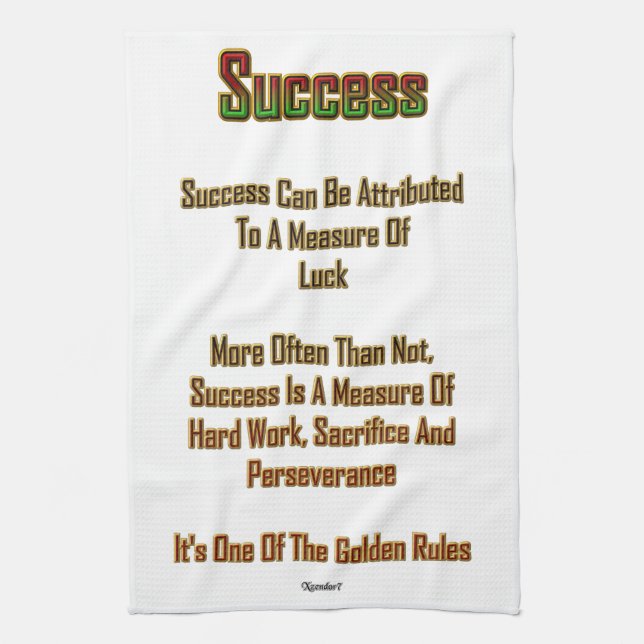 Success Towel (Vertical)