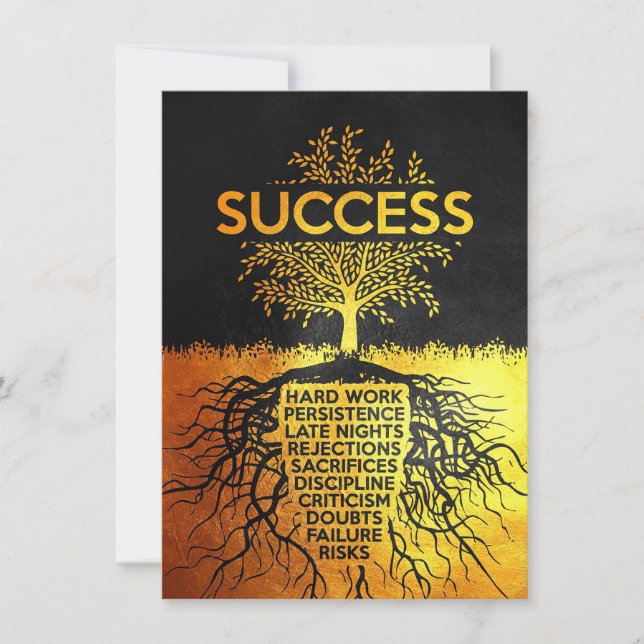 Success Tree Failure Invitation (Front)