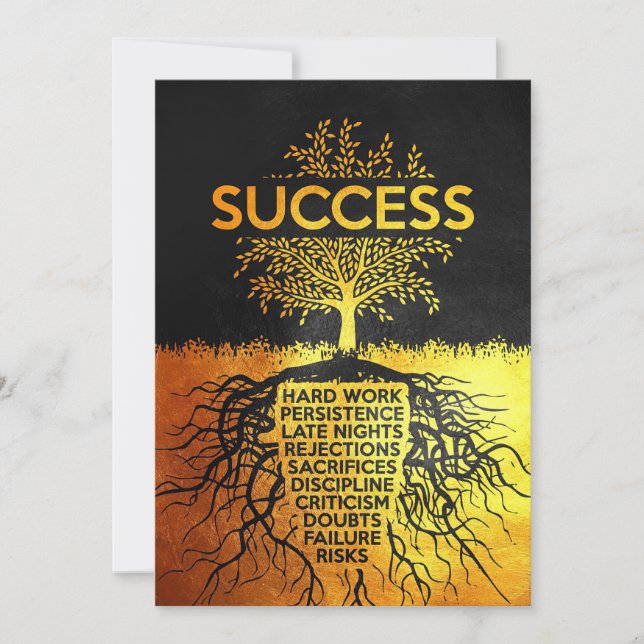 Success Tree Failure Save The Date (Front)