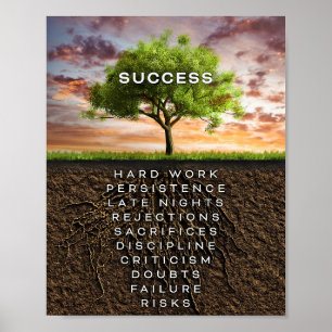 Success Tree Poster