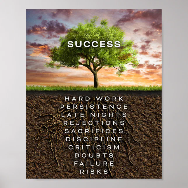 Success Tree Poster | Zazzle