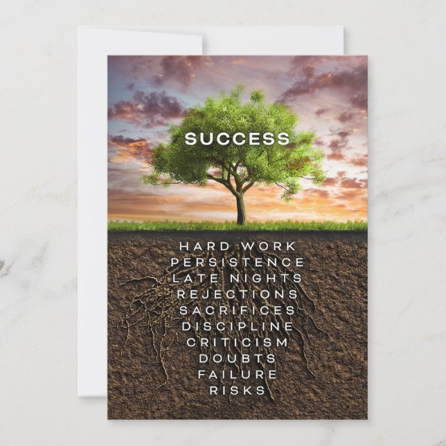 Success Tree Save The Date (Front)