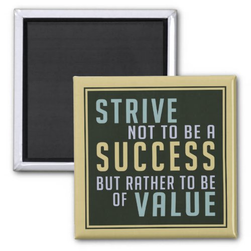 Success  Value Motivational magnet