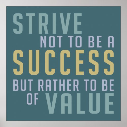 Success  Value Motivational poster