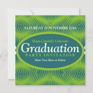 Success Vibration Graduation Invitation