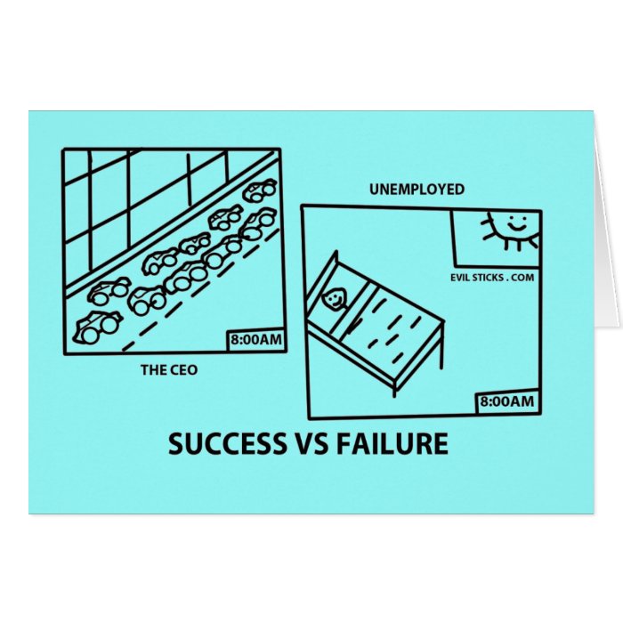 Success vs Failure Card