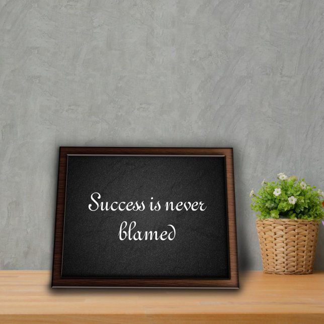 Success  wisdom saying charcoalbroad poster (Creator Uploaded)