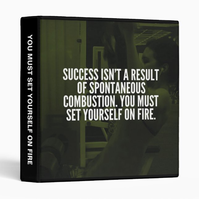 Success - Workout Inspirational Binder (Front/Spine)
