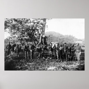 Successful Hunt, 1880s Poster