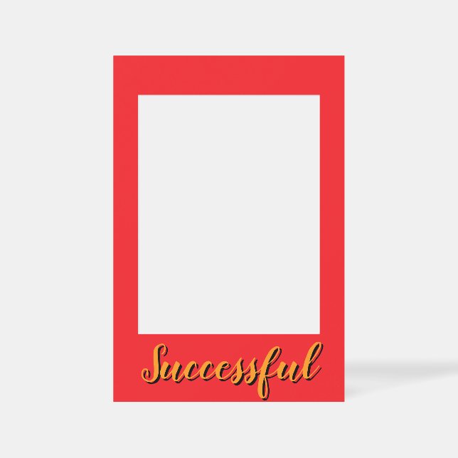 Successful Logo Selfie Frame (Front)