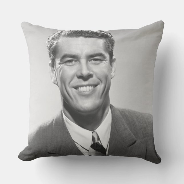 Successful Man Throw Pillow (Front)