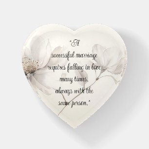Successful  Marriage Motivational Paperweight