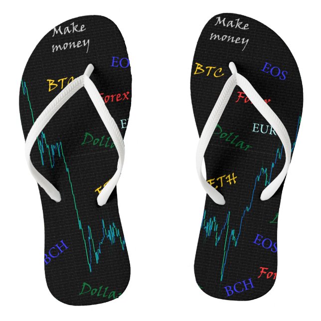 Successful Trader Student Teacher Dad  Flip Flops (Footbed)