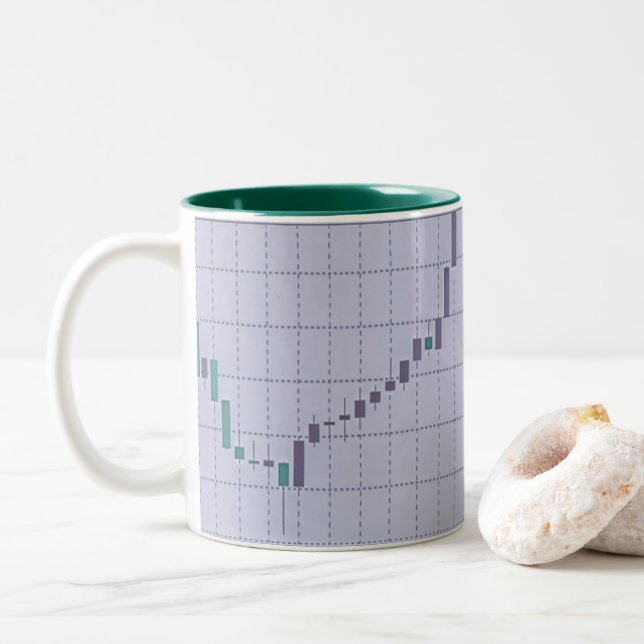 Successful Trader Two-Tone Coffee Mug (With Donut)