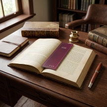 Successor to Retiree Legacy Leather Style Bookmark