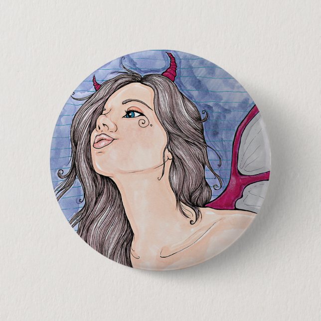 Succubus button (Front)