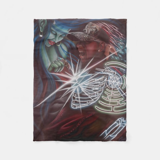 Succubus  fleece blanket (Front)