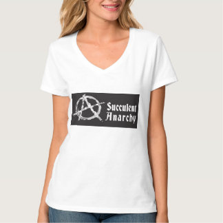 Succulent Anarchy Women's V-neck T-shirt