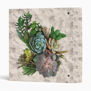 Succulent Art Binder