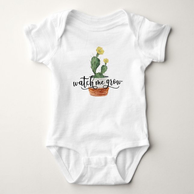 Succulent Baby Bodysuit (Front)