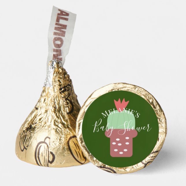 Succulent Baby Shower Party Hershey®'s Kisses® (Front)