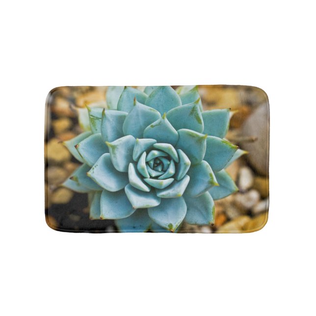 Succulent Bathroom Mat (Front)
