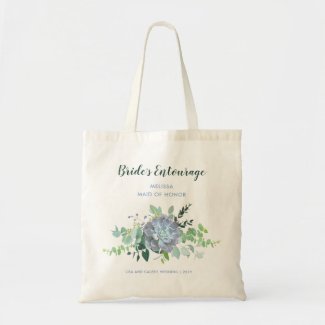 Succulent Bride’s Entourage Bag