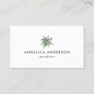 Succulent Business Card