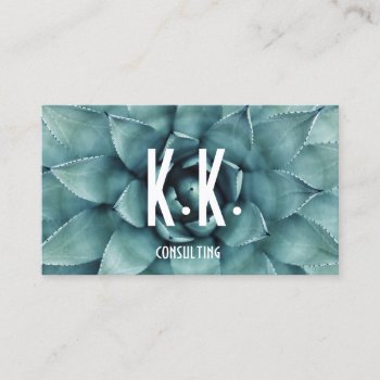 Succulent  Business Card by TwoTravelledTeens at Zazzle