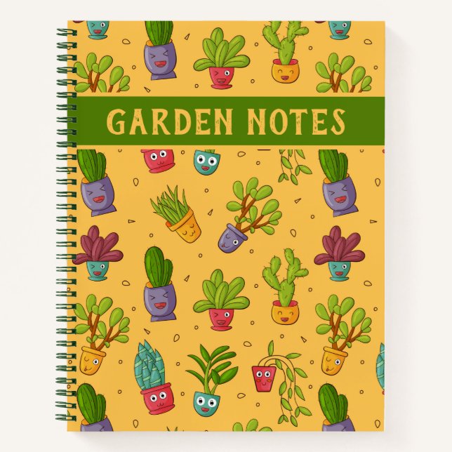 Succulent, Cactus, Desert Notebook (Front)