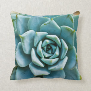 Succulent Closeup Throw Pillow